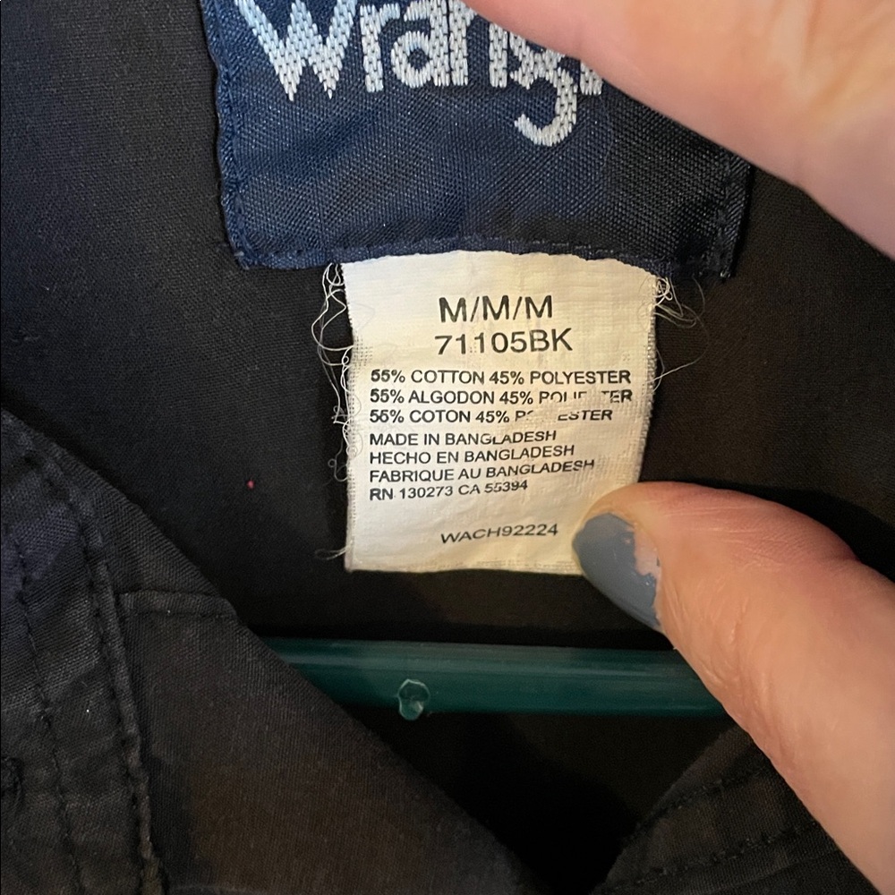 Wrangler snap up long sleeve shirt - Picture 3 of 6
